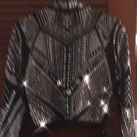 Beaded & Studded two piece set, balmain inspired - Picture 3 of 4